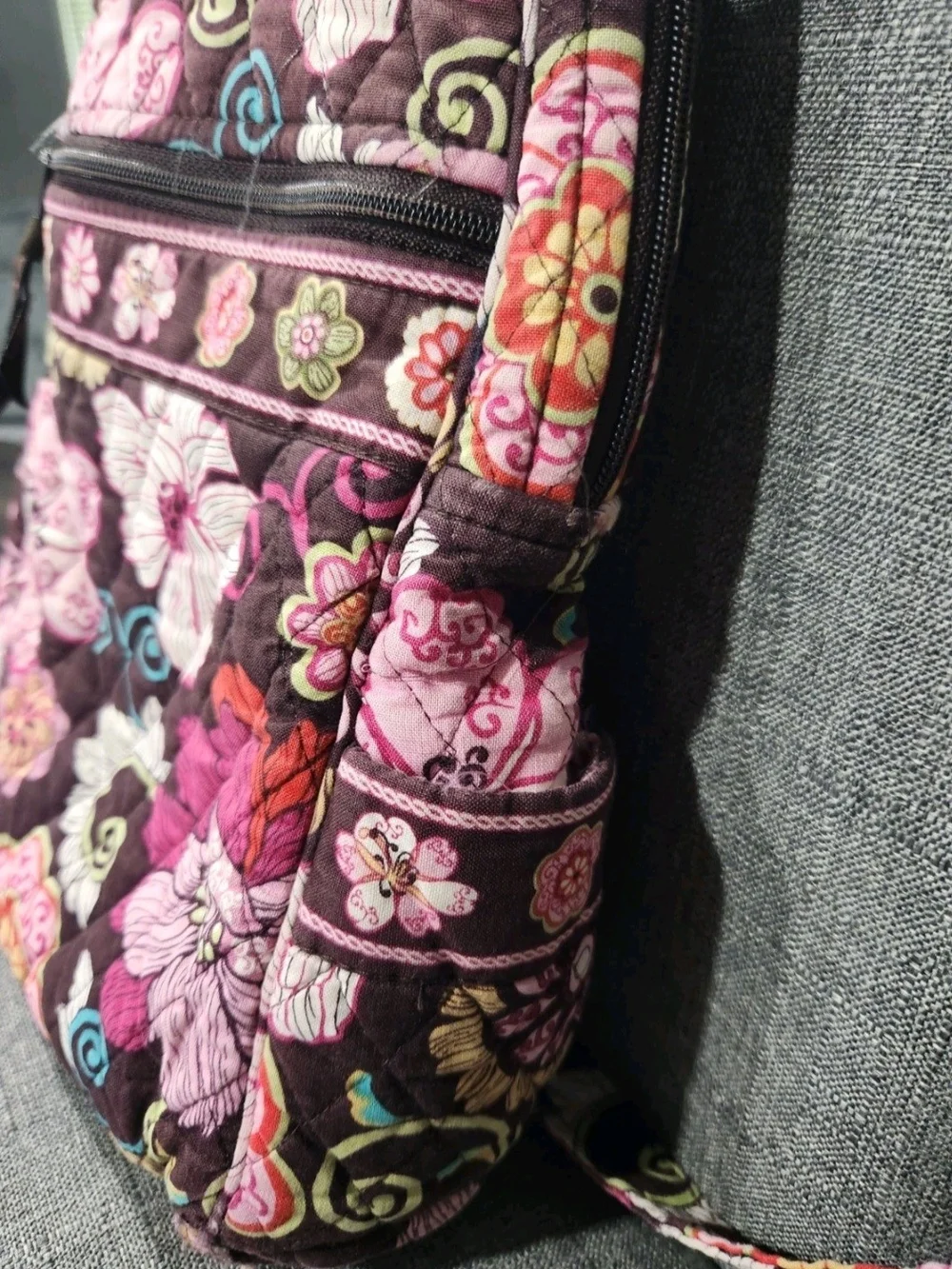 Vera Bradley Quilted Floral Multicolor Backpack